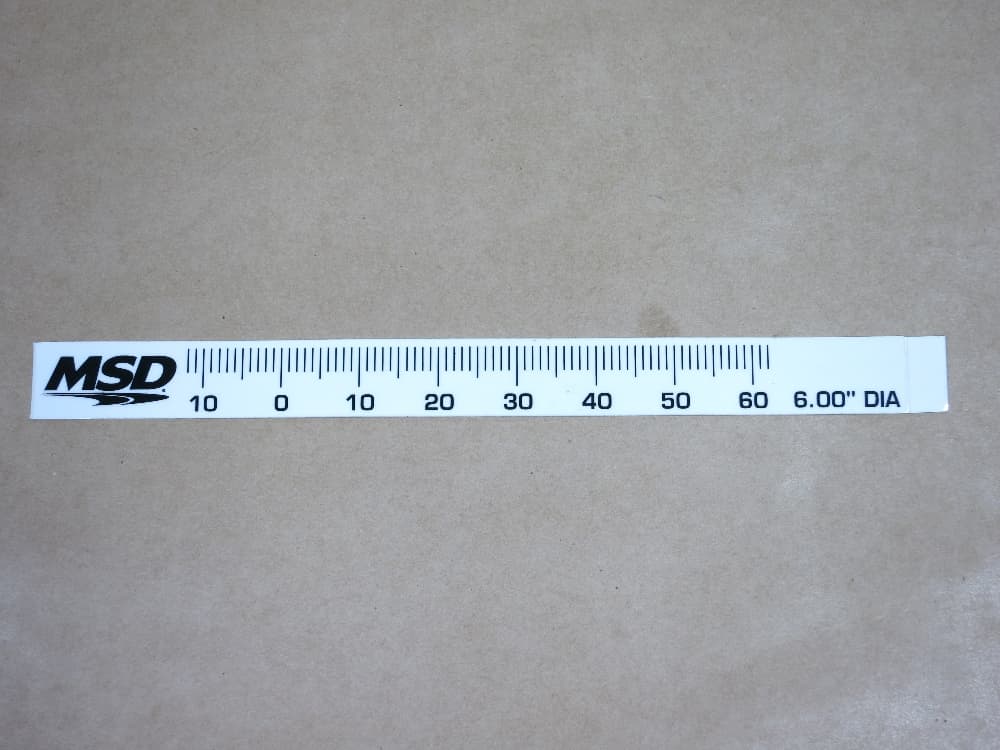 Graderingsremsa svängningsdämpare