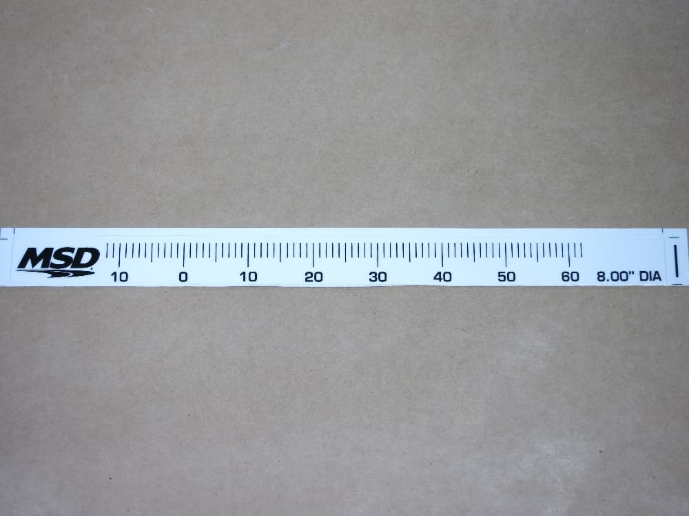 Graderingsremsa svängningsdämpare