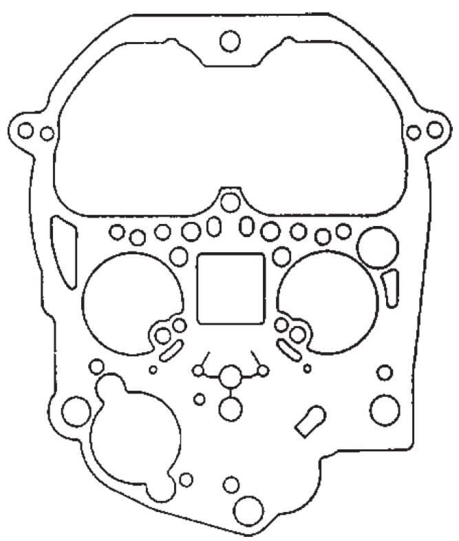 Packning flottörhuslock