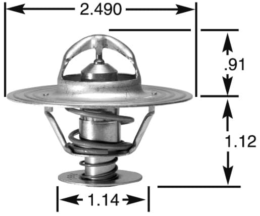 Termostat kylvätska