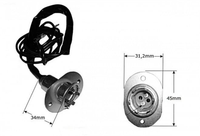 Lamphållare universell