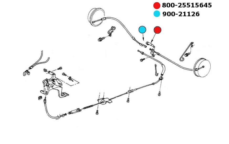 Förgrening handbromsvajer-2