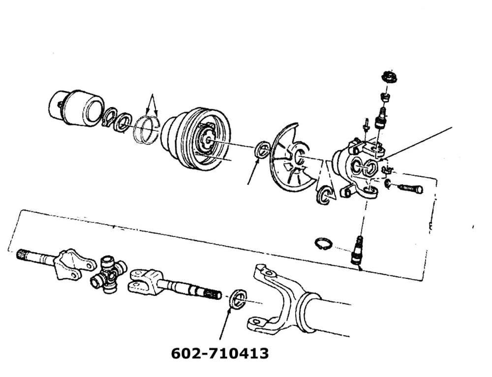Spindeltätning drivaxel