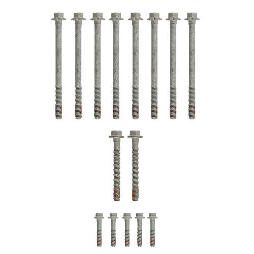 Bultsats cylinderhuvud