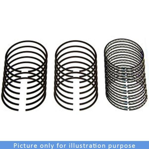 Sats kolvringar motor