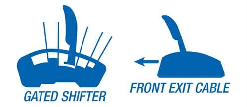 Komplett växelspaksenhet