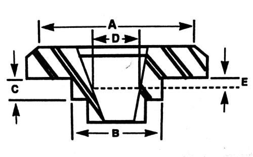 Ventilfjäderhållare
