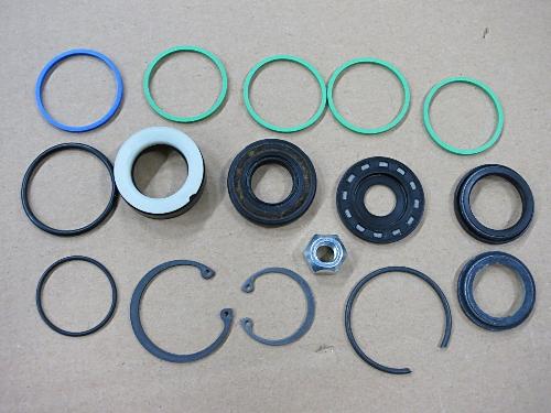 Sats kuggstångs- och kugghjulsringstätning