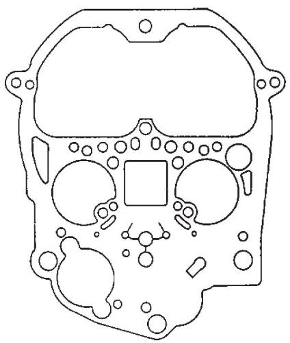 Packning flottörskåpslock