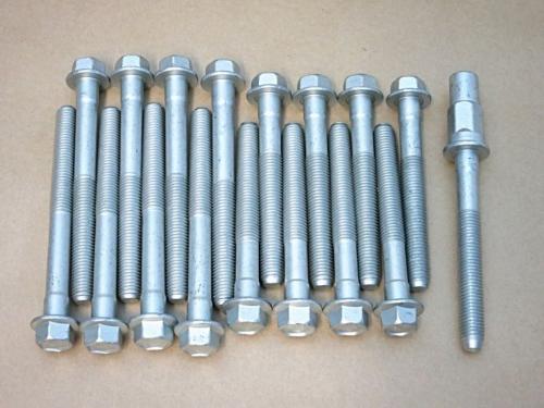 Bultsats cylinderhuvud